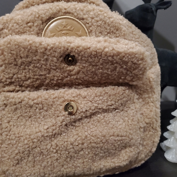 NWT Starbucks Brown 2 Way Crossbody bag/ Backpack - Picture 6 of 8